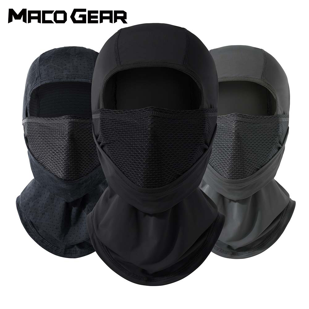 Mountain Biking Helmet Full Face - Летняя мотоциклетная балаклава, дышащая полнолицевая маска-подшлемник