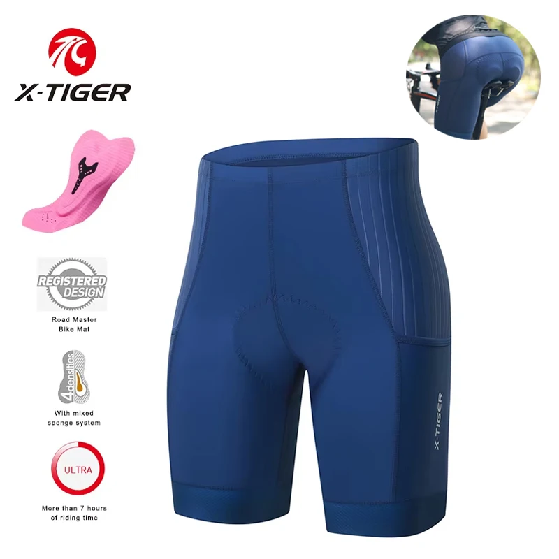 Mountain Biking Pants Women - X-TIGER женские велосипедные шорты, шорты нагрудник,