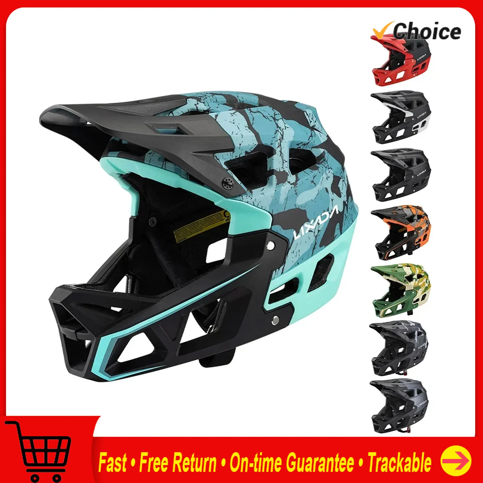 Безопасное велосипедное снаряж – обзор и цена Mountain Biking Helmet Full Face