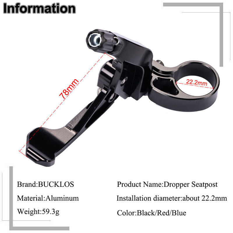 BUCKLOS телескопический контро – обзор и цена Dropper Post Remote
