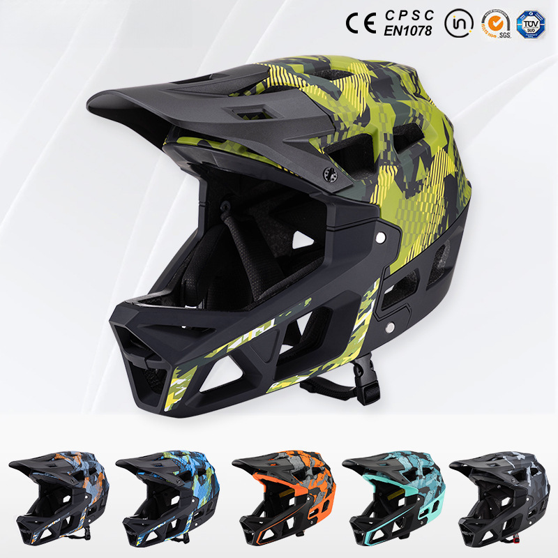 Новый взрослый полнолицевой шл – обзор и цена Mountain Biking Helmet Full Face