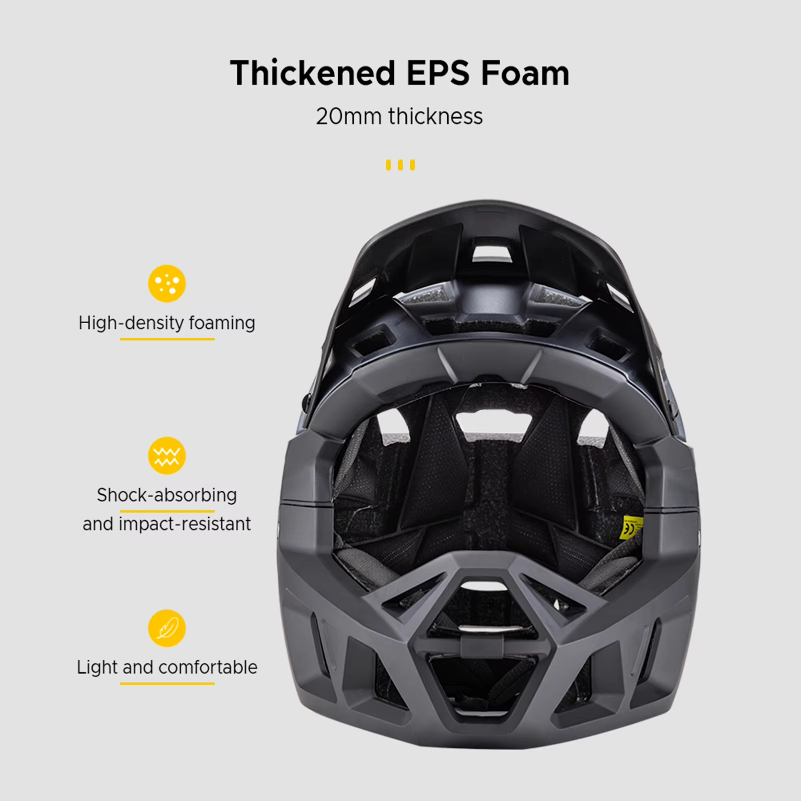 Полнолицевой шлем для горного  – обзор и цена Mountain Biking Helmet Full Face