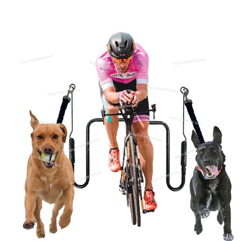Поводок для собак для велосипе – обзор и цена Mountain Biking With Dog